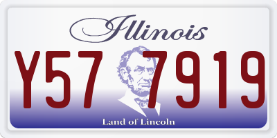 IL license plate Y577919