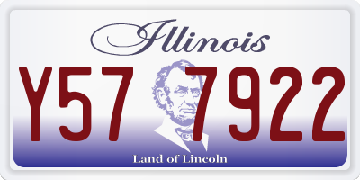 IL license plate Y577922