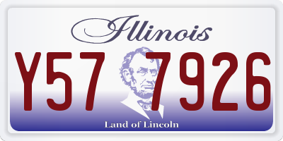 IL license plate Y577926