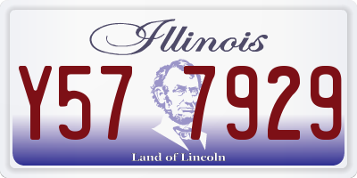 IL license plate Y577929