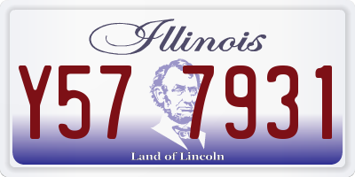 IL license plate Y577931