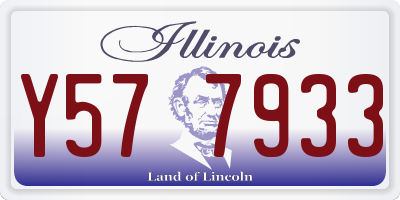 IL license plate Y577933