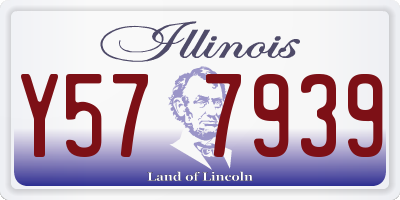 IL license plate Y577939