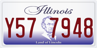 IL license plate Y577948