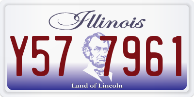 IL license plate Y577961