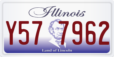 IL license plate Y577962