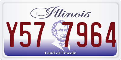 IL license plate Y577964