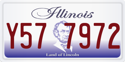 IL license plate Y577972