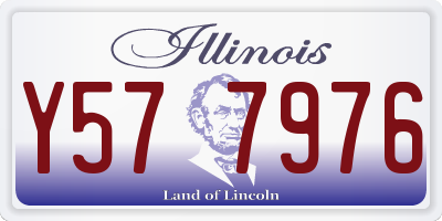 IL license plate Y577976