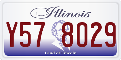 IL license plate Y578029
