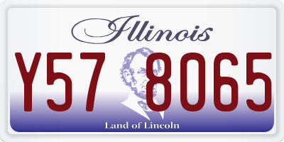 IL license plate Y578065