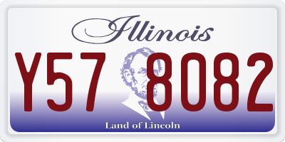 IL license plate Y578082