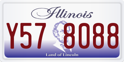 IL license plate Y578088