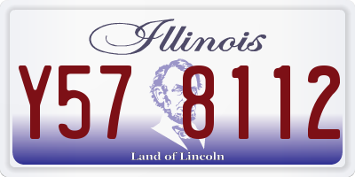 IL license plate Y578112