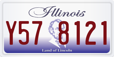IL license plate Y578121