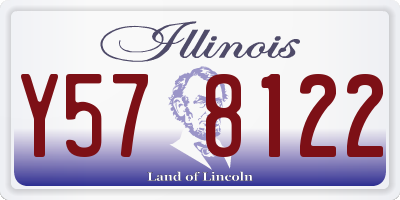 IL license plate Y578122