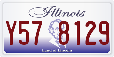IL license plate Y578129