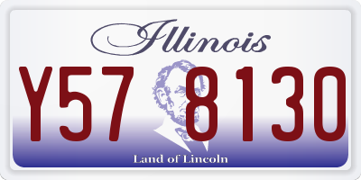 IL license plate Y578130