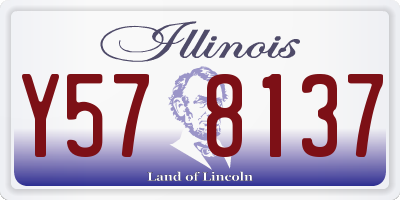 IL license plate Y578137