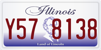 IL license plate Y578138