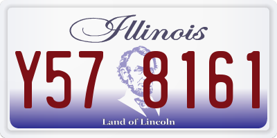 IL license plate Y578161