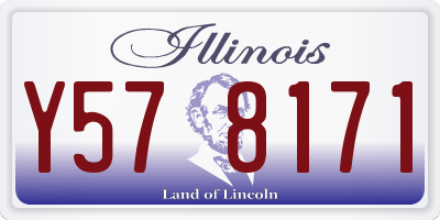 IL license plate Y578171