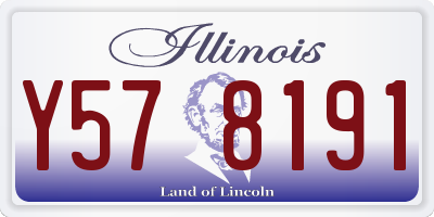 IL license plate Y578191