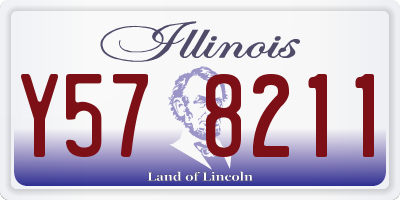 IL license plate Y578211