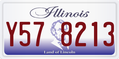 IL license plate Y578213