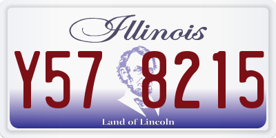 IL license plate Y578215