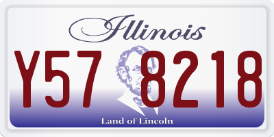IL license plate Y578218