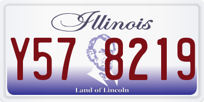 IL license plate Y578219