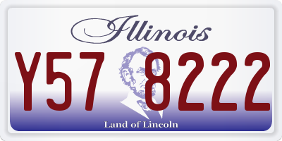 IL license plate Y578222