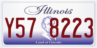 IL license plate Y578223