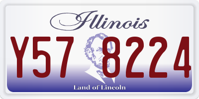 IL license plate Y578224