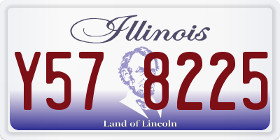 IL license plate Y578225
