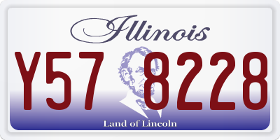 IL license plate Y578228