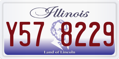 IL license plate Y578229