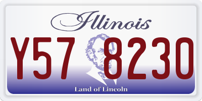 IL license plate Y578230