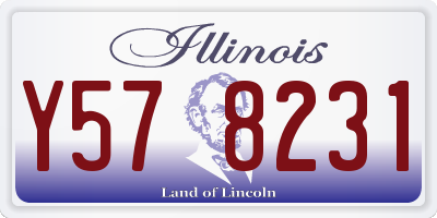 IL license plate Y578231