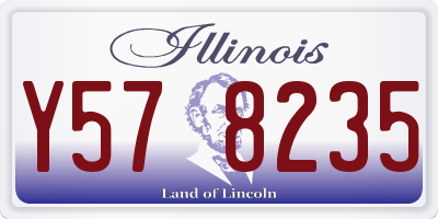 IL license plate Y578235