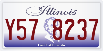 IL license plate Y578237