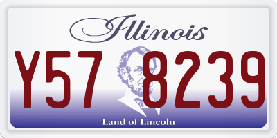 IL license plate Y578239