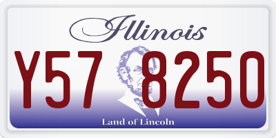 IL license plate Y578250