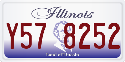 IL license plate Y578252