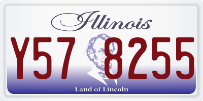 IL license plate Y578255