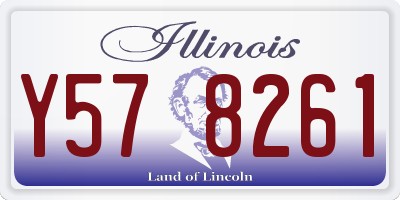 IL license plate Y578261