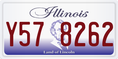 IL license plate Y578262