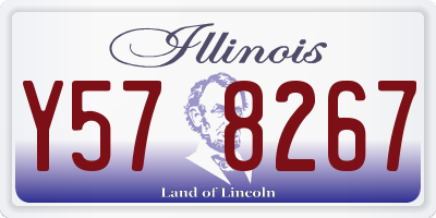 IL license plate Y578267