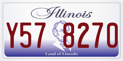 IL license plate Y578270